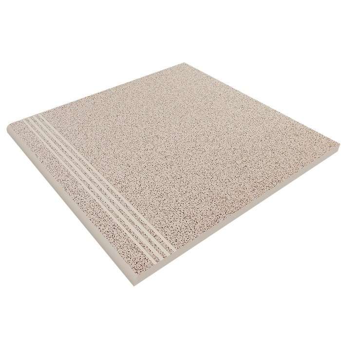 Ступени Estima Standard Light Beige ST02 Неполированный 30x30 30415, цвет бежевый, поверхность матовая, квадрат, 300x300