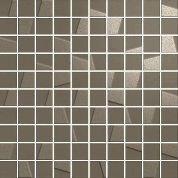 Мозаика Italon Element Silk Terra Mosaico 600110000783, цвет коричневый, поверхность матовая, квадрат, 305x305