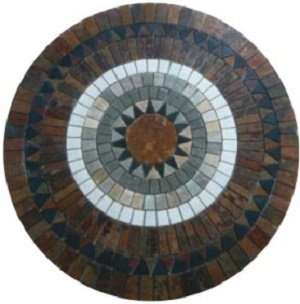 Мозаика NS Mosaic Paving FK-902, цвет коричневый, поверхность матовая, квадрат, 1000x1000
