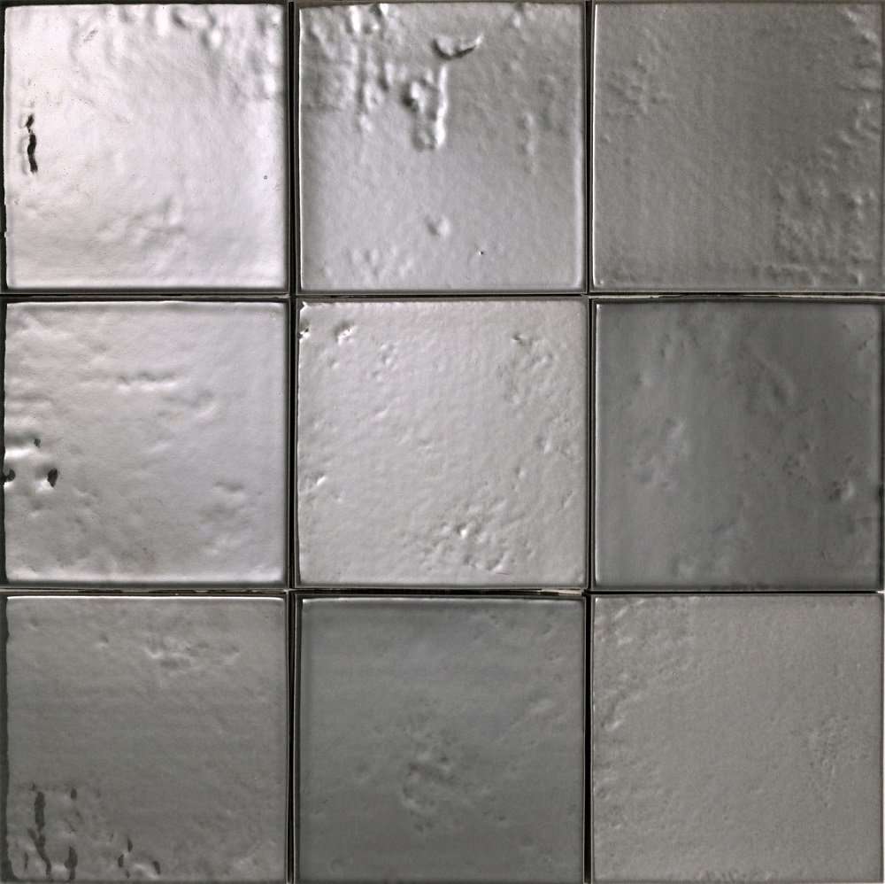 Керамическая плитка Sartoria Artigiana Fumo SAARQU08G, цвет серый, поверхность глянцевая, квадрат, 110x110