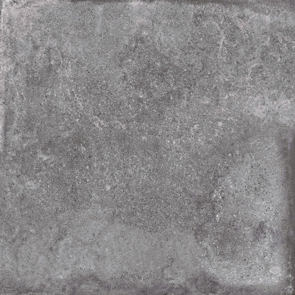 Керамогранит Cerdomus Castle Dark Grey 64312, цвет серый тёмный, поверхность матовая, квадрат, 400x400