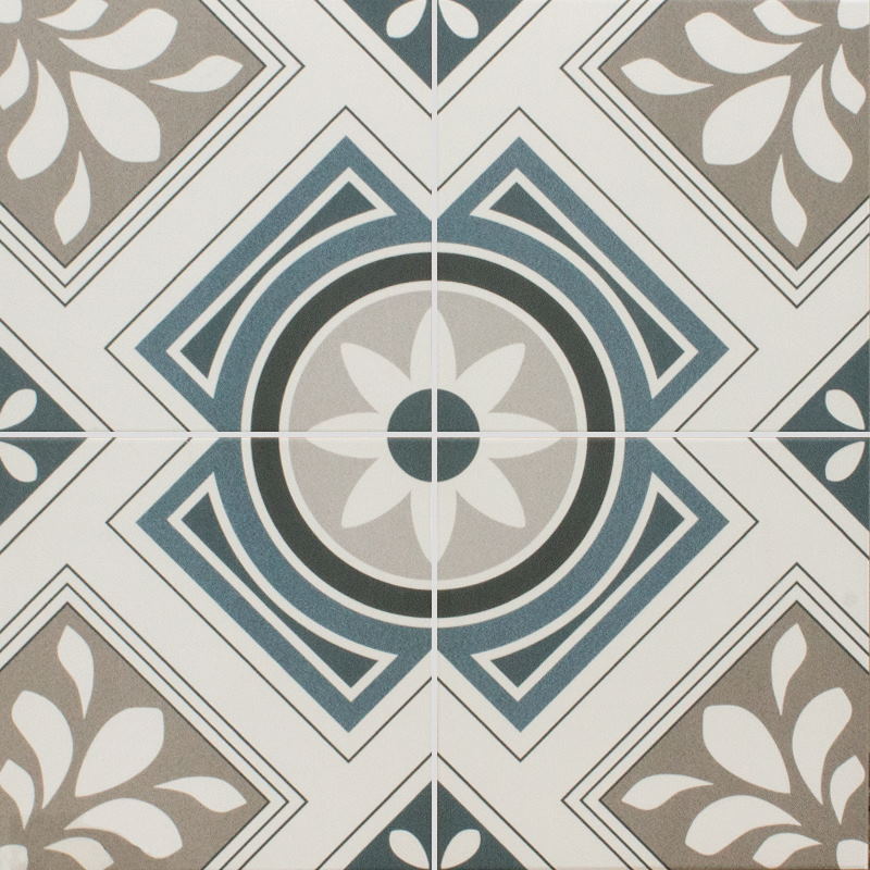 Керамическая плитка Dvomo Timeless Borneo Grey, цвет разноцветный, поверхность матовая, квадрат, 450x450