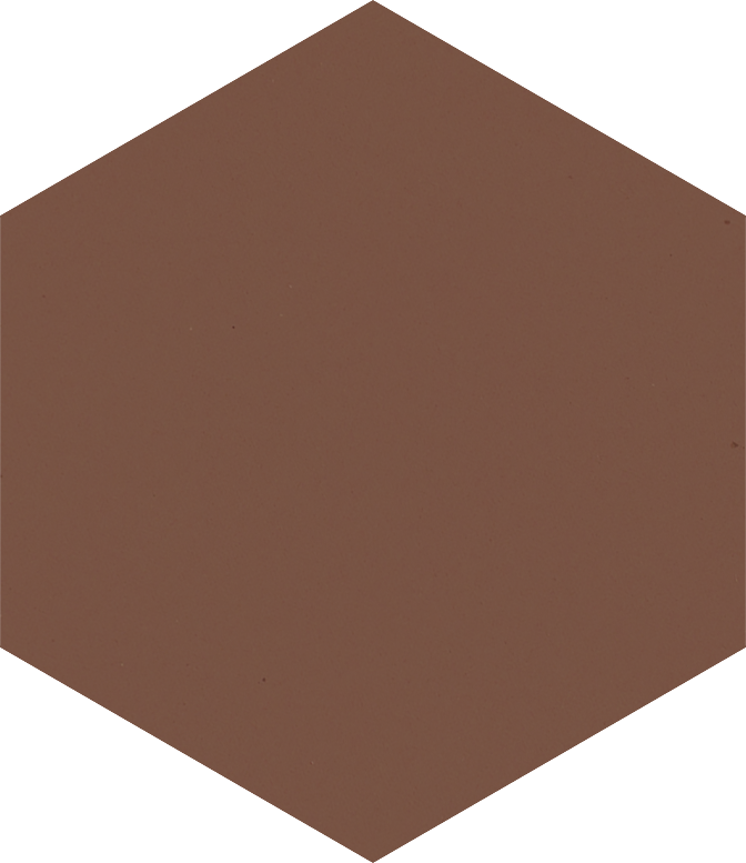 Керамогранит Paradyz Modernizm Brown Gres Mat., цвет коричневый, поверхность матовая, шестиугольник, 171x198