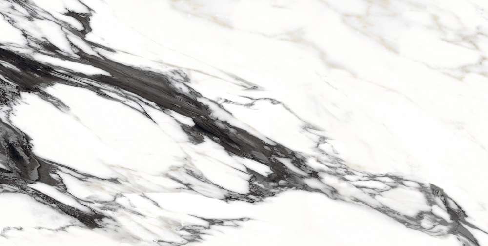 Керамогранит Geogres Calcatta Extra High Gloss Rectificad, цвет белый, поверхность глянцевая, прямоугольник, 600x1200