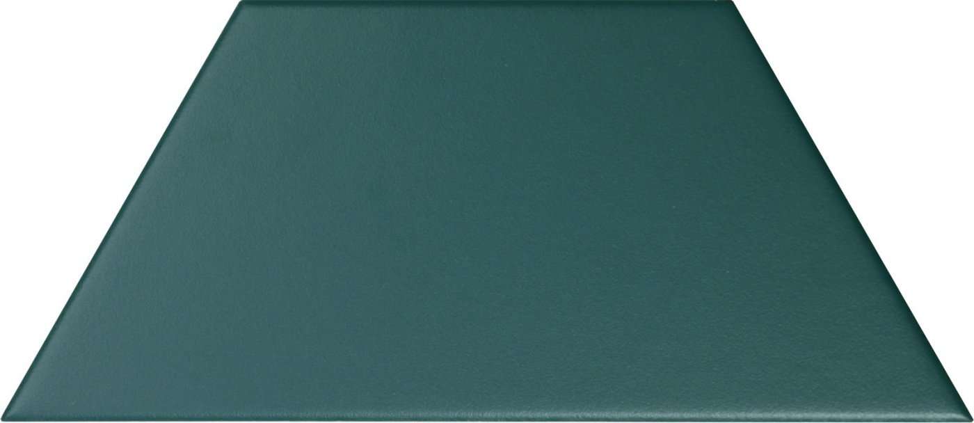 Керамическая плитка Tonalite Trapez Teal, цвет зелёный, поверхность матовая, прямоугольник, 100x230
