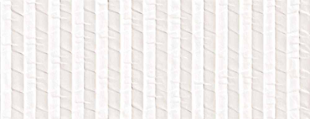 Керамическая плитка Naxos Hub Stem 117578, цвет белый, поверхность матовая, прямоугольник, 312x797