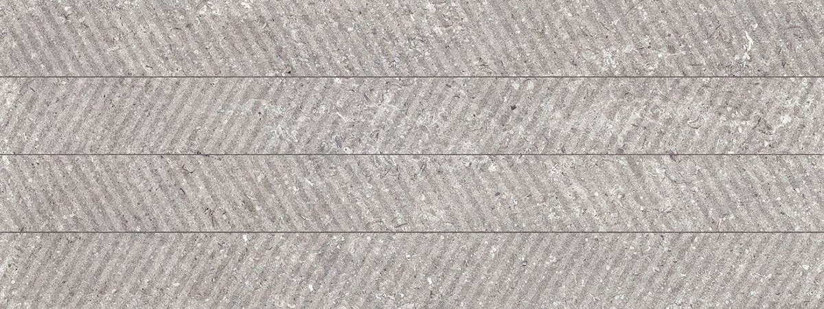 Керамическая плитка Porcelanosa Coral Acero Spiga 100330297, цвет серый, поверхность матовая, прямоугольник, 450x1200