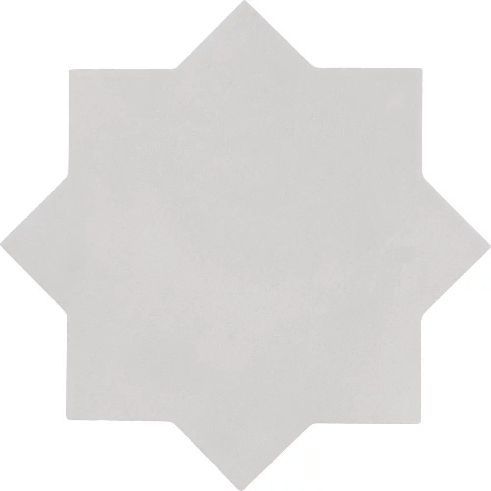 Керамическая плитка Equipe Kasbah Star Smoke 29077, цвет серый, поверхность глянцевая, восьмиугольник, 168x168
