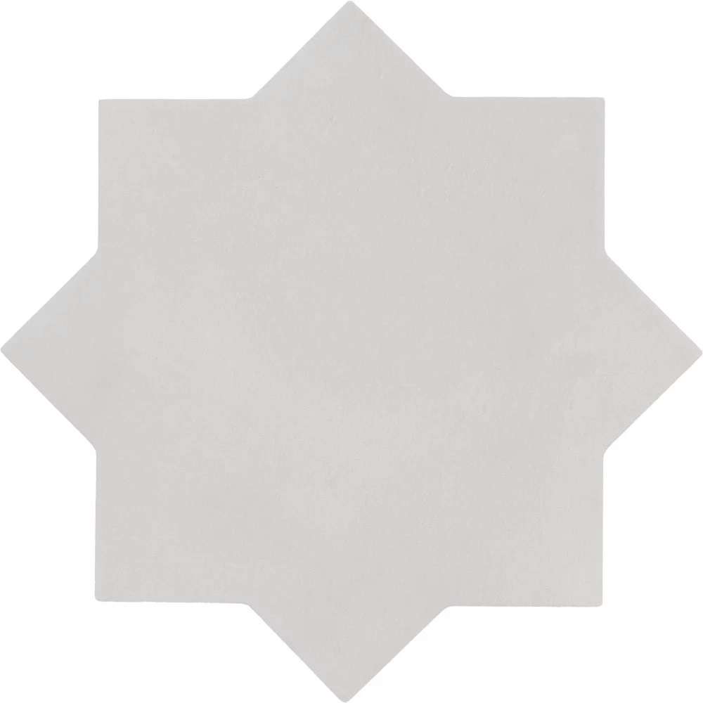 Керамическая плитка Equipe Kasbah Star Smoke 29077, цвет серый, поверхность глянцевая, восьмиугольник, 168x168