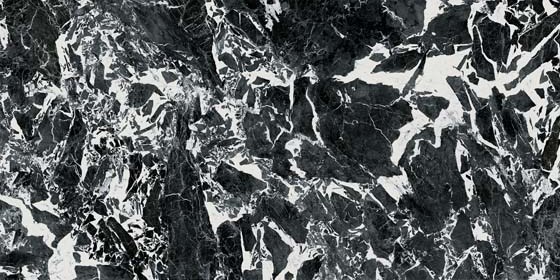 Керамогранит Imola The Room GraAn612Rm, цвет чёрно-белый, поверхность матовая, прямоугольник, 600x1200