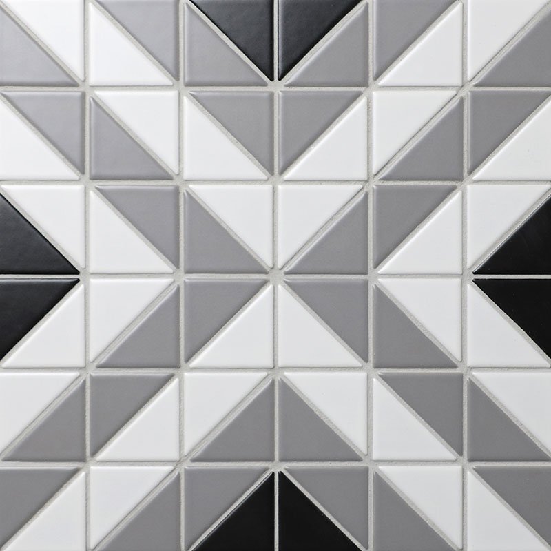 Мозаика Starmosaic Albion Cube Grey, цвет серый, поверхность матовая, квадрат, 259x259