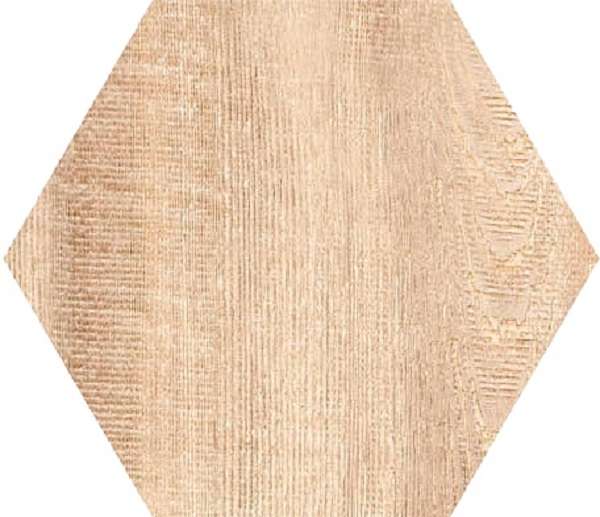 Керамогранит Cerdomus Opera Esagona Oak 87306, цвет коричневый, поверхность матовая, шестиугольник, 198x228