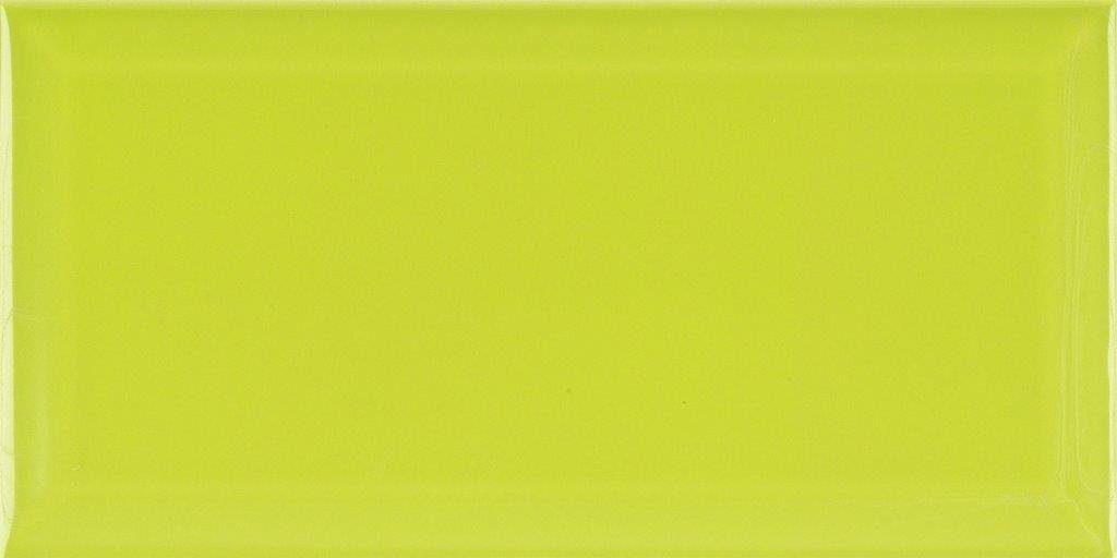 Керамическая плитка Veneto B-10 Verde, цвет зелёный, поверхность глянцевая, кабанчик, 100x200