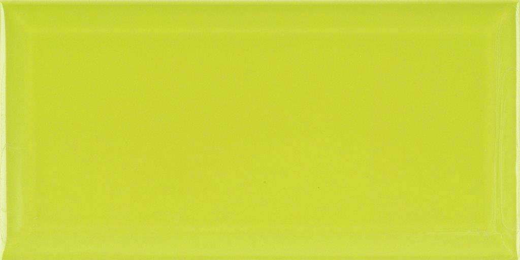 Керамическая плитка Veneto B-10 Verde, цвет зелёный, поверхность глянцевая, кабанчик, 100x200