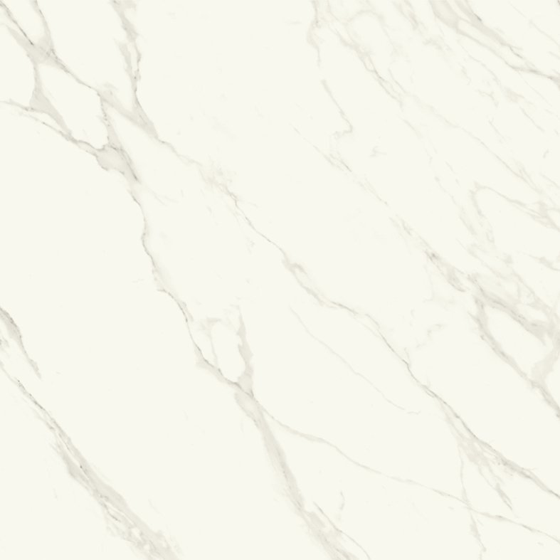 Керамогранит Kerlite Exedra Calacatta Silk (Толщина 5.5 мм), цвет слоновая кость, поверхность сатинированная, квадрат, 1000x1000