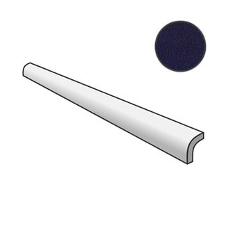 Бордюры Equipe Evolution Pencil Bullnose Cobalt 23302, цвет синий, поверхность глянцевая, прямоугольник, 30x150