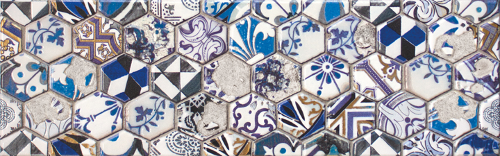 Декоративные элементы Unicer Atrium Decor Anuk Blanco, цвет разноцветный, поверхность глянцевая, прямоугольник, 250x800
