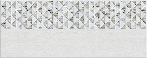 Декоративные элементы Azori Riviera Dew Decor, цвет серый, поверхность глянцевая, прямоугольник, 201x505