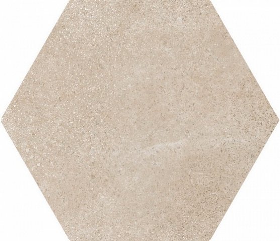 Керамогранит Equipe Hexatile Cement Mink 22096, цвет бежевый, поверхность матовая, шестиугольник, 175x200