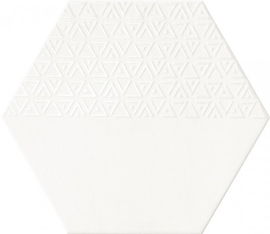 Декоративные элементы Realonda Opal Deco White, цвет белый, поверхность матовая, шестиугольник, 285x330
