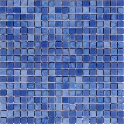 Мозаика Alma Mosaic Opaco NC0620, цвет синий, поверхность глянцевая, квадрат, 295x295
