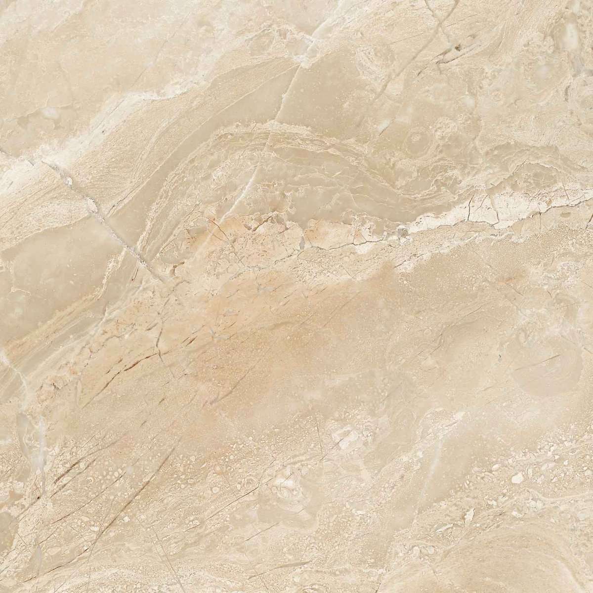 Керамогранит Arcana Marble Brecha-R Beige, цвет бежевый, поверхность полированная, квадрат, 593x593
