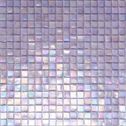 Мозаика Alma Mosaic Art NM38, цвет сиреневый, поверхность глянцевая, квадрат, 150x150