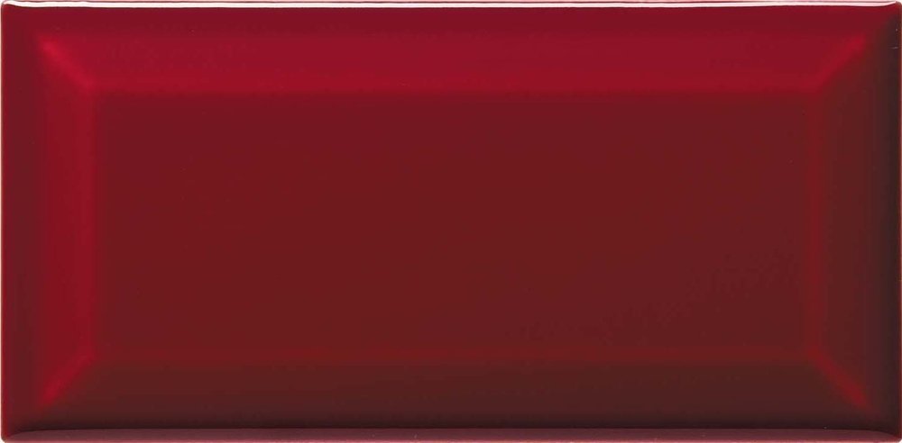 Керамическая плитка Ce.Si Metro Granato Diamante, цвет бордовый, поверхность глянцевая, кабанчик, 75x150