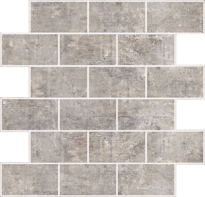 Мозаика RHS Rondine Murales Grey Mosaico Ret J88322, цвет серый, поверхность матовая, квадрат, 300x300