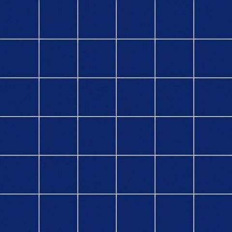 Мозаика Ce.Si Metro Cobalto, цвет синий, поверхность матовая, квадрат, 300x300
