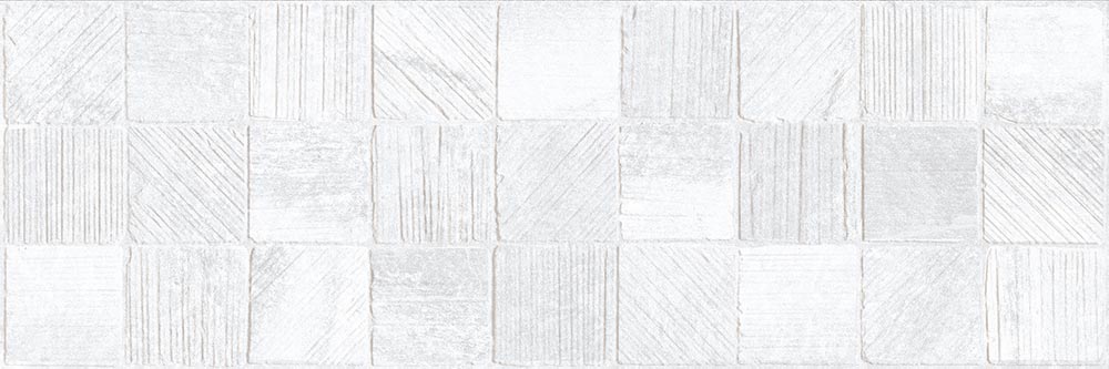 Керамогранит Vives Rho Zafora-R Blanco, цвет белый, поверхность матовая рельефная, прямоугольник, 320x990