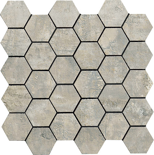 Мозаика La Faenza Artile Esagona Greige 156332, цвет серый, поверхность матовая, шестиугольник, 300x300