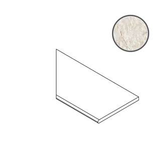 Спецэлементы Italon Contempora Pure Bordo Round SX 620090000279, цвет белый, поверхность структурированная, прямоугольник, 300x600