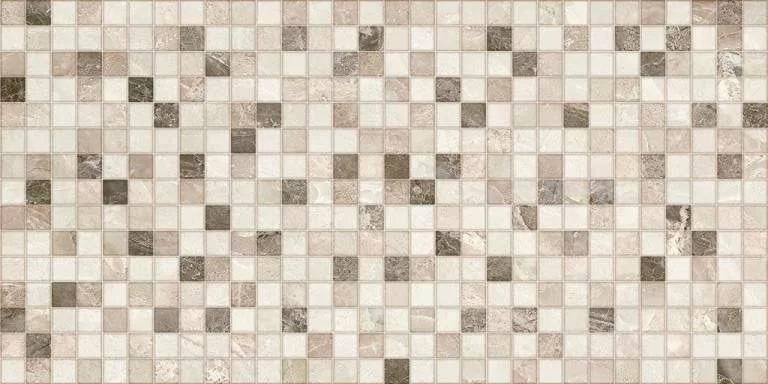 Керамическая плитка Eurotile Hermitage Mosaic, цвет бежевый, поверхность глянцевая, прямоугольник, 300x600