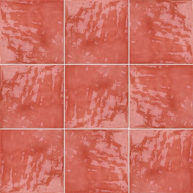 Керамическая плитка Mainzu Vitta Rosso, цвет красный, поверхность глянцевая, квадрат, 200x200