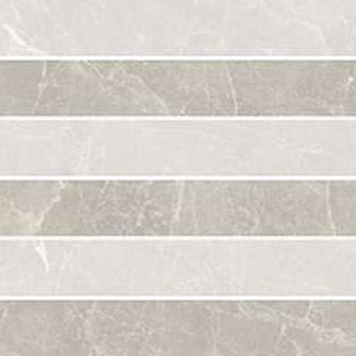 Мозаика Cerim Exalt Silver Light Mos 3D Nat 760967, цвет серый, поверхность натуральная, квадрат, 300x300