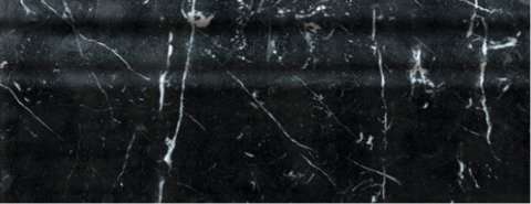 Бордюры Cinca Marmores Marquina Black Skirting 0450/826, цвет чёрный, поверхность матовая, прямоугольник, 120x320