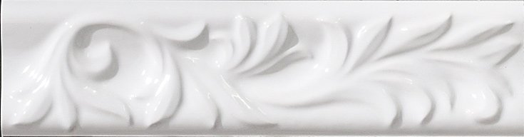 Бордюры Sant Agostino Inspire Listello Bianco CSALISBI01, цвет белый, поверхность полированная, прямоугольник, 65x250