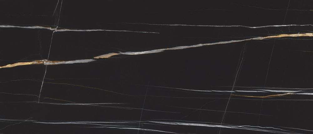 Керамогранит Pamesa Lux Jebel Noir, цвет чёрный, поверхность полированная, прямоугольник, 600x1200