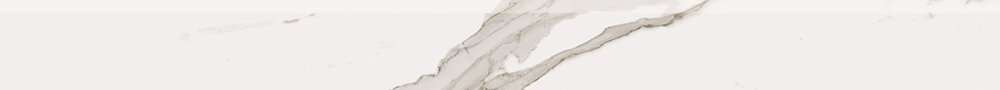 Бордюры Italon Charme Evo Calacatta Battiscopa 610130004516, цвет белый, поверхность матовая, прямоугольник, 72x800