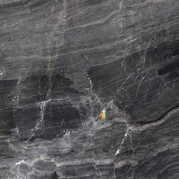 Керамогранит Supergres Purity Of Marble Breccia Nera BN60, цвет чёрный, поверхность матовая, квадрат, 600x600