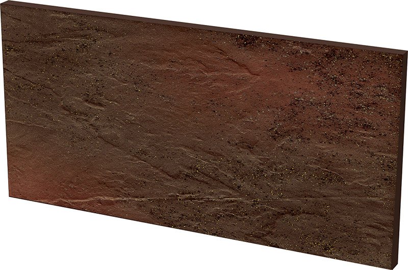 Спецэлементы Paradyz Semir Brown Подступенок, цвет коричневый, поверхность матовая, прямоугольник, 148x300