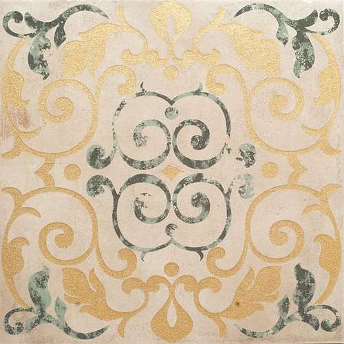Декоративные элементы Arkadia Ornamenti Bc Verde Mod. Oro A, цвет бежевый, поверхность матовая, квадрат, 300x300