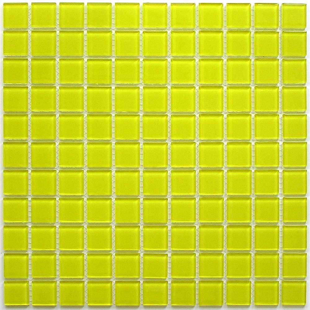 Мозаика Bonaparte Bonaparte Sun Glass, цвет жёлтый, поверхность глянцевая, квадрат, 300x300