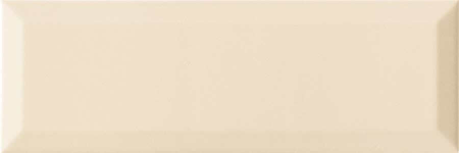 Керамическая плитка Monopole Bisel Crema, цвет бежевый, поверхность глянцевая, кабанчик, 100x300