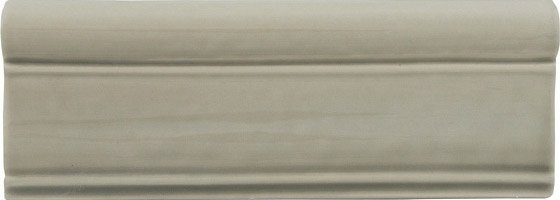Бордюры Adex ADST5099 Cornisa Graystone, цвет серый, поверхность глянцевая, прямоугольник, 75x198