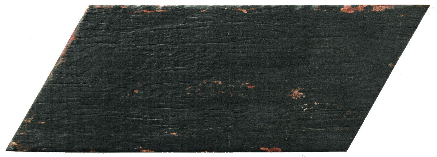 Керамогранит Natucer Retro Naveta Negre, цвет чёрный, поверхность матовая, прямоугольник, 185x420
