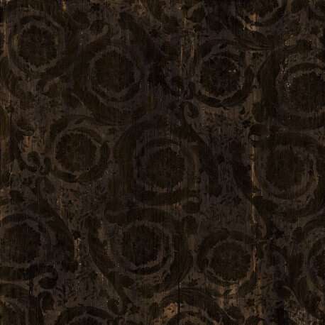 Керамогранит Versace Eterno Brown Barocco 263071, цвет коричневый, поверхность натуральная, квадрат, 800x800
