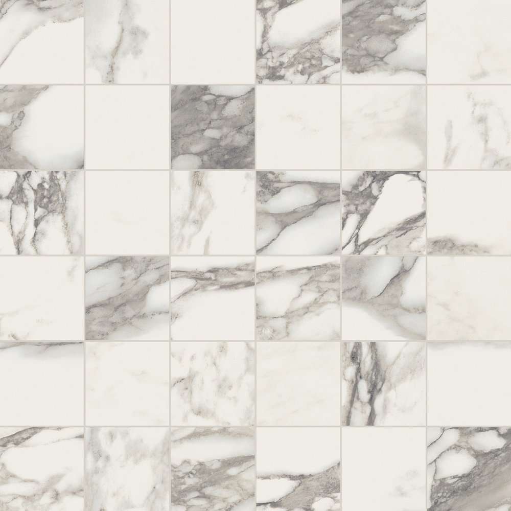 Мозаика Sant Agostino Trumarmi Mosaico Arabescato CSAMTMAR30, цвет белый, поверхность матовая, квадрат, 300x300