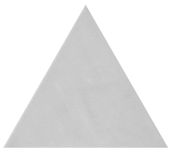Керамическая плитка Maritima Maritima Alpha Light Grey, цвет серый, поверхность глянцевая, треугольник, 115x130
